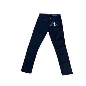 NWT Men's Hawk's Bay Black Rinse Denim Classic Stretch Skinny Jeans W0320